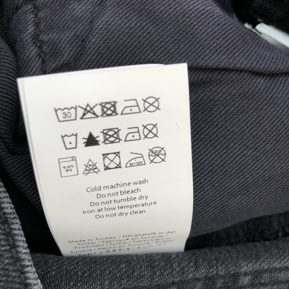 Amendi Black Wash Tapered Jeans 32 x 32 - Picture 11 of 13